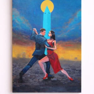 Tango of Life — Original Painting (50×70 cm)