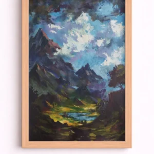 Misty Mountains — Art Print (20×30 cm)