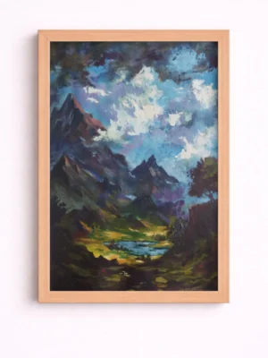 Misty Mountains — Art Print (8×12 inches)